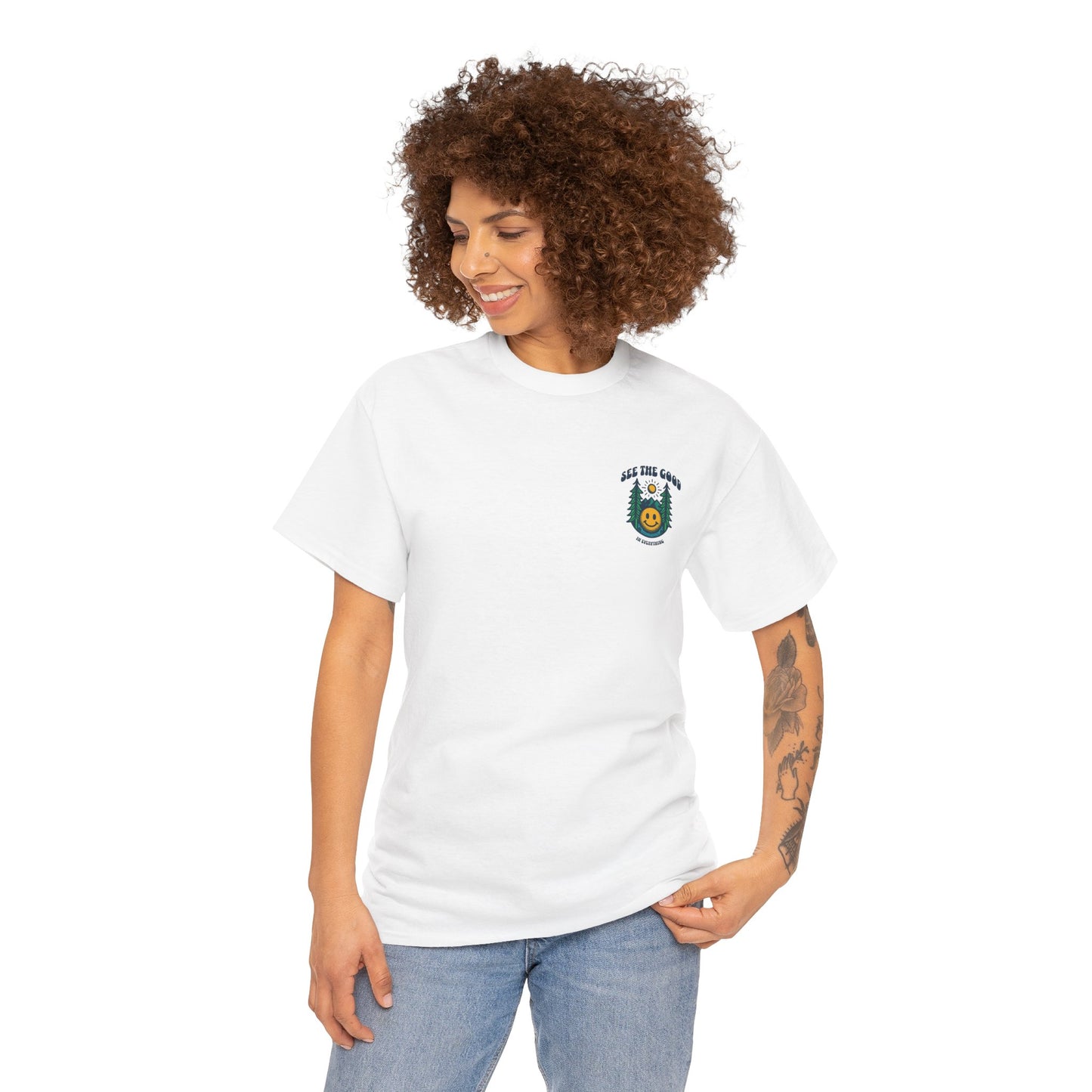Motivational Quote Tee "You're Story Isn't Over, Keep Going". "See The Good In Everything" Collection