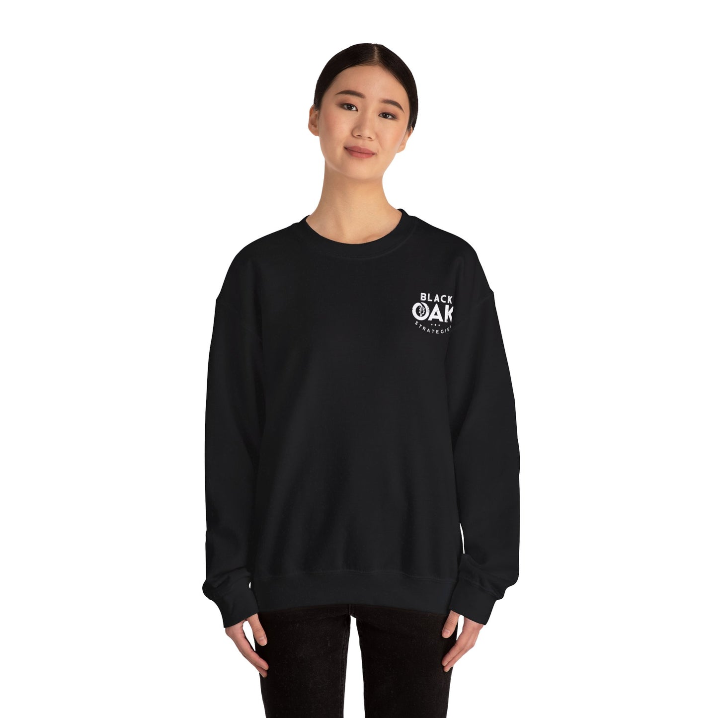 Black Oak Strategies-Unisex Heavy Blend™ Crewneck Sweatshirt